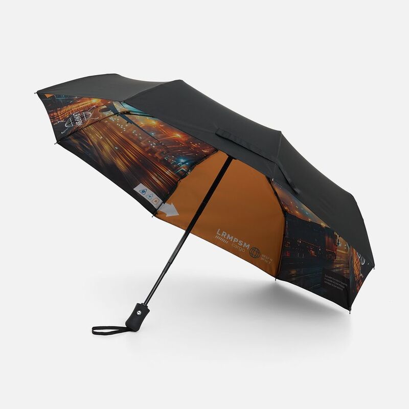 Зонт складной Monsoon с полной запечаткой купола изнутри на заказ арт.21062.00