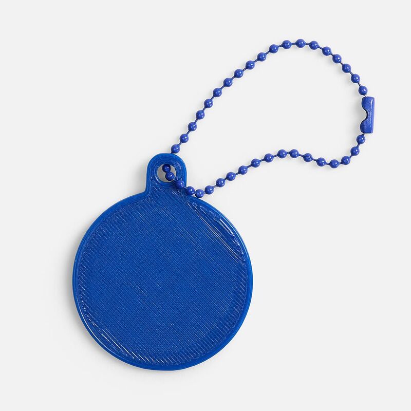 Подвеска Round, 3D-печать, синяя арт.19067.04
