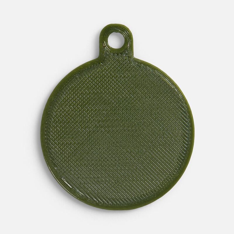Подвеска Round, 3D-печать, хаки арт.19067.13