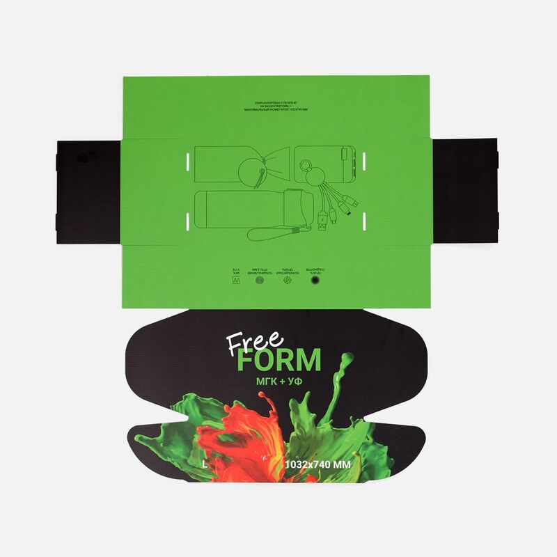 Коробка с печатью на заказ Freeform, L арт.25099.04