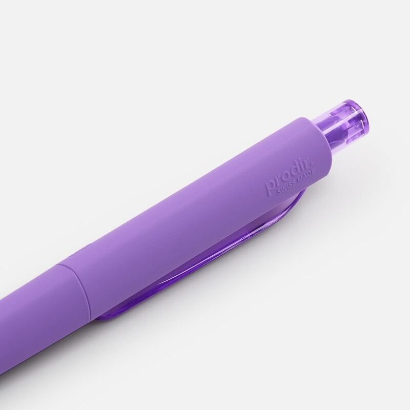 Ручка шариковая Prodir DS8 PRR-T Soft Touch, фиолетовая арт.6075.77