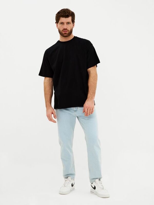 Футболка Oversize Premium, черная арт.25559.30