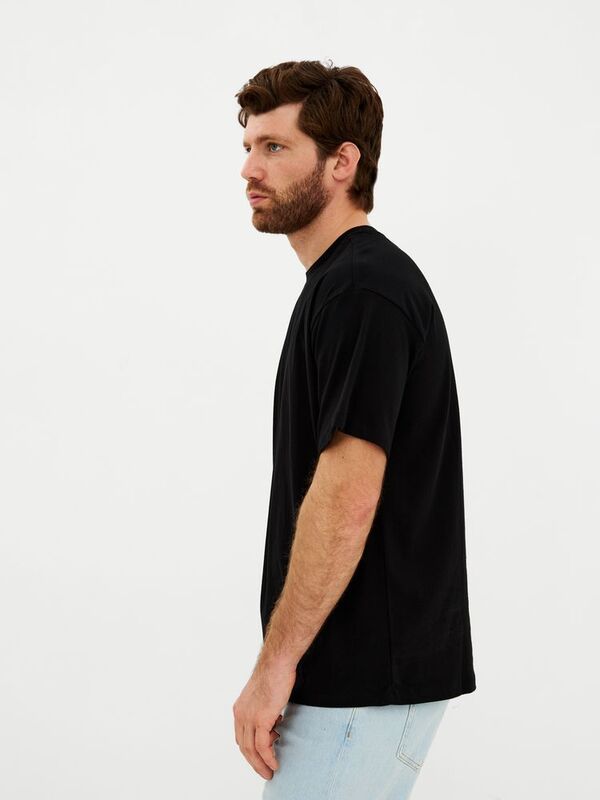 Футболка Oversize Premium, черная арт.25559.30
