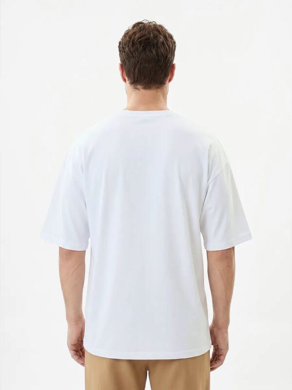 Футболка Oversize Premium 210, белая арт.25561.60