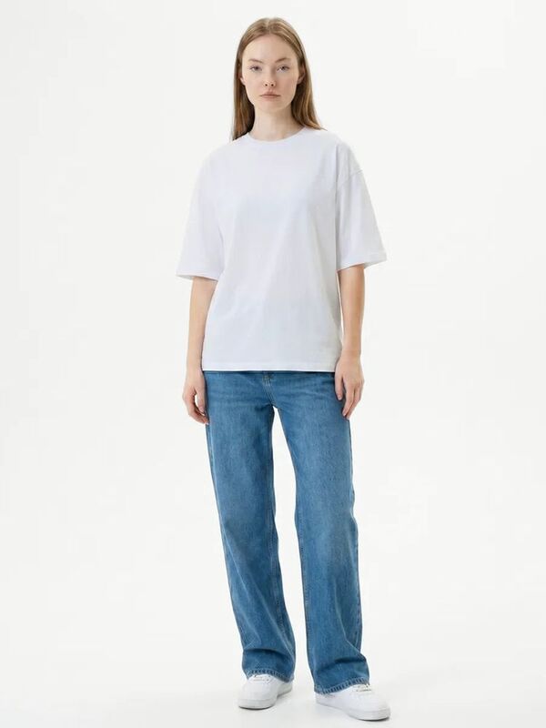 Футболка Oversize Premium 210, белая арт.25561.60