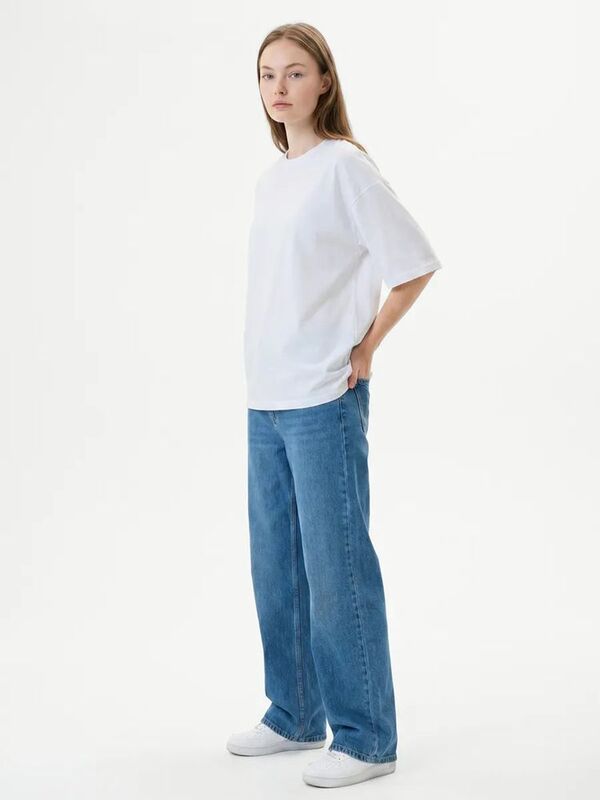 Футболка Oversize Premium 210, белая арт.25561.60