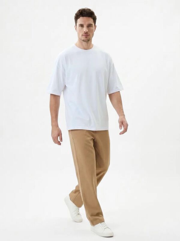 Футболка Oversize Premium 210, белая арт.25561.60