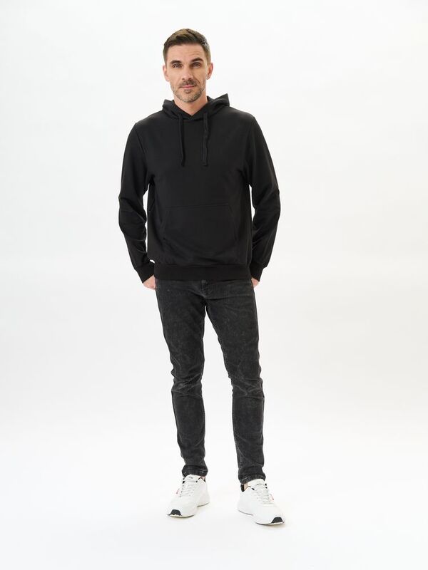 Худи Basic, черное арт.25574.30