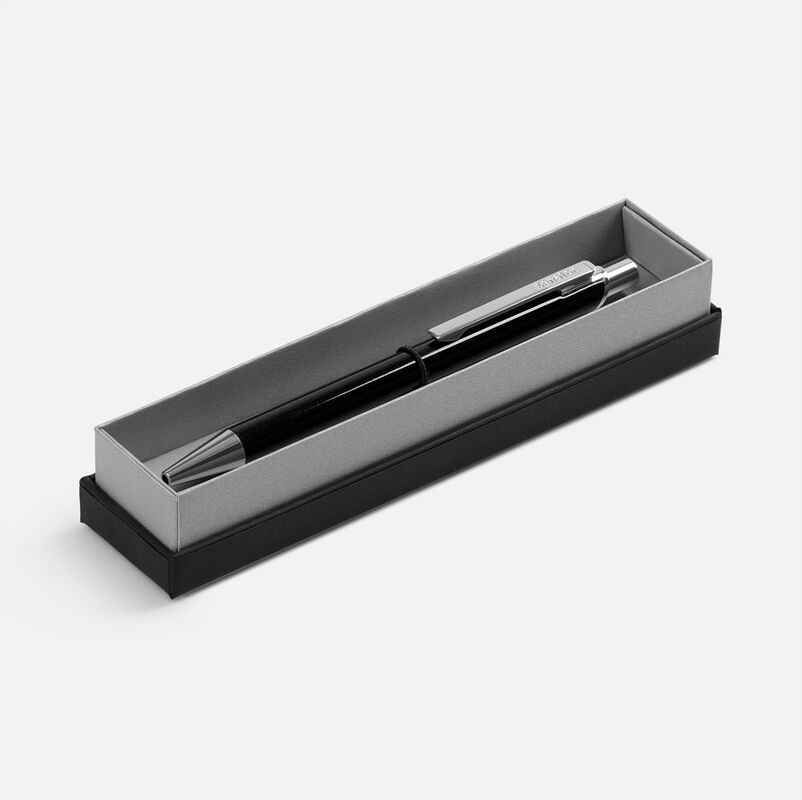 Ручка шариковая Arvent Glossy в футляре, черная арт.20506.30