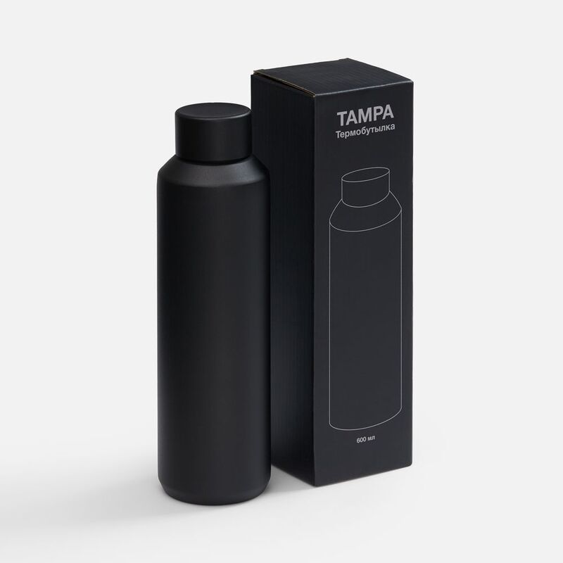 Термобутылка Tampa, ver.2, черная арт.21422.30