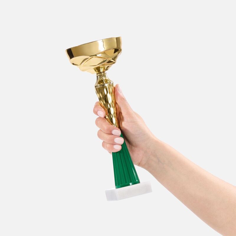 Кубок Kudos Spark, малый, зеленый арт.21403.90