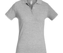 Рубашка поло женская Safran Timeless серый меланж арт.PW457610