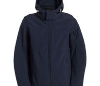 Куртка мужская Hooded Softshell темно-синяя арт.JM950003