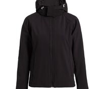 Куртка женская Hooded Softshell черная арт.JW937002