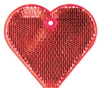 Пешеходный светоотражатель «Сердце», красный арт.4701.50