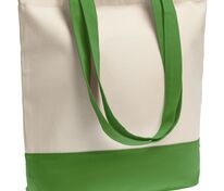 Холщовая сумка Shopaholic, ярко-зеленая арт.11743.90