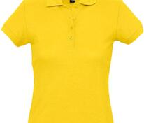 Рубашка поло женская Passion 170, желтая арт.4798.80