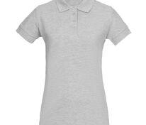 Рубашка поло женская Virma Premium Lady, серый меланж арт.11146.11