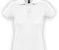Рубашка поло женская Passion 170, белая арт.4798.60