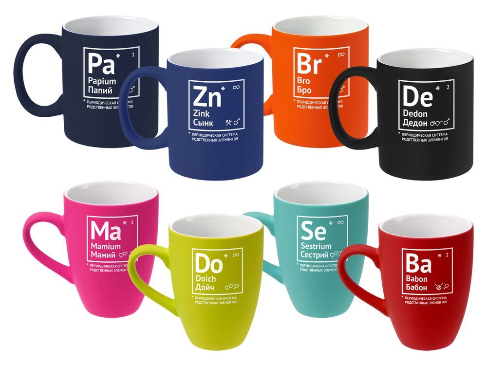 Кружка &laquo;Мамий&raquo; с покрытием софт-тач, ярко-розовая (фуксия) арт.70228.77