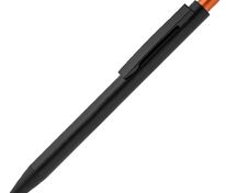 Ручка шариковая Chromatic, черная с оранжевым арт.15111.20