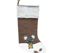 Носок для подарков Noel, с мышкой арт.12810.03