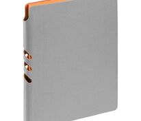 Ежедневник Flexpen, недатированный, серебристо-оранжевый арт.11087.12