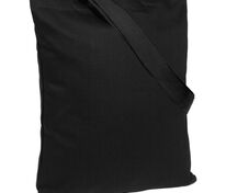 Холщовая сумка BrighTone, черная с черными ручками арт.10766.33