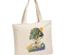 Холщовая сумка с молнией «На здоровье!», неокрашенная арт.70284.66