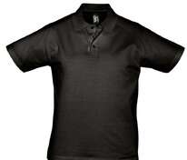 Рубашка поло мужская Prescott Men 170, черная арт.6086.30