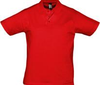 Рубашка поло мужская Prescott Men 170, красная арт.6086.50