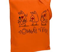 Холщовая сумка «Полный птц», оранжевая арт.70318.20