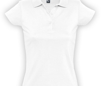 Рубашка поло женская Prescott Women 170, белая арт.6087.60