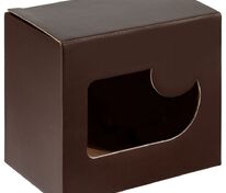 Коробка с окном Gifthouse, коричневая арт.10920.55