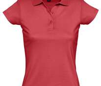 Рубашка поло женская Prescott Women 170, красная арт.6087.50