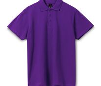 Рубашка поло мужская Spring 210, темно-фиолетовая арт.1898.77