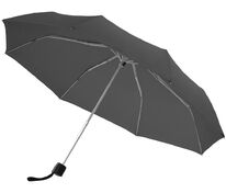Зонт складной Fiber Alu Light, черный арт.11848.30