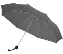 Зонт складной Fiber Alu Light, серый арт.11848.11