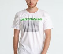 Футболка Street Racing Art, белая арт.70817.60