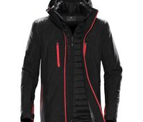 Куртка-трансформер мужская Matrix, черная с красным арт.11630.35