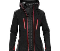 Куртка-трансформер женская Matrix, черная с красным арт.11632.35