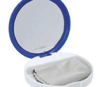Зеркало с подставкой для телефона Self, синее с белым арт.11633.40