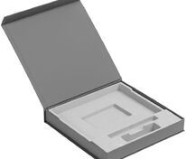 Коробка Memoria под ежедневник, аккумулятор и ручку, серая арт.11701.10