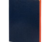 Ежедневник Slip, недатированный, синий с оранжевым арт.16022.42