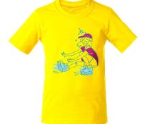 Футболка детская Roller Skates, желтая арт.70990.80