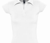 Рубашка поло женская без пуговиц Pretty 220, белая арт.1835.60