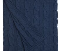 Плед Stille, темно-синий меланж арт.7027.44