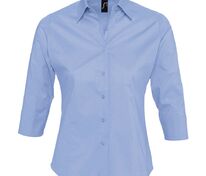 Рубашка женская с рукавом 3/4 Effect 140, голубая арт.2510.14