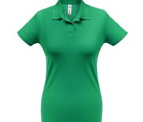 Рубашка поло женская ID.001 зеленая арт.PWI11520