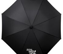 Зонт-трость «Осень хочется лета», черный арт.71078.32